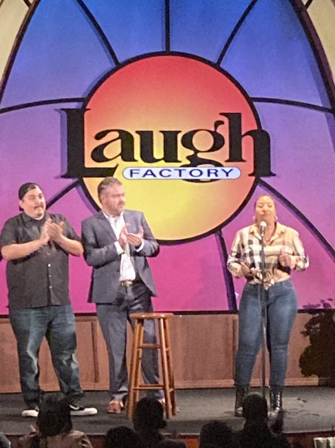Big Al at the Laugh Factory on Kenan Thompson's comedy tour